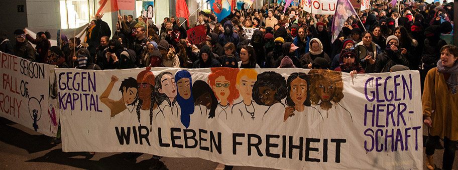 Frauenstreik in Basel, März 2019.